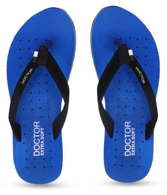 DOCTOR EXTRA SOFT - Royal Blue  Womens Slipper - None