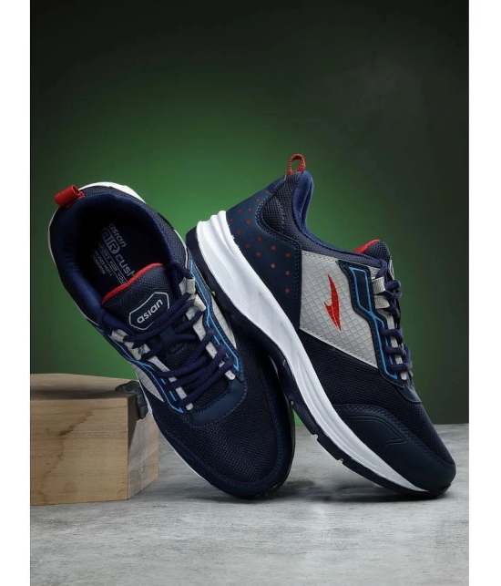 ASIAN PLATINUM-02 Navy Mens Sneakers - None