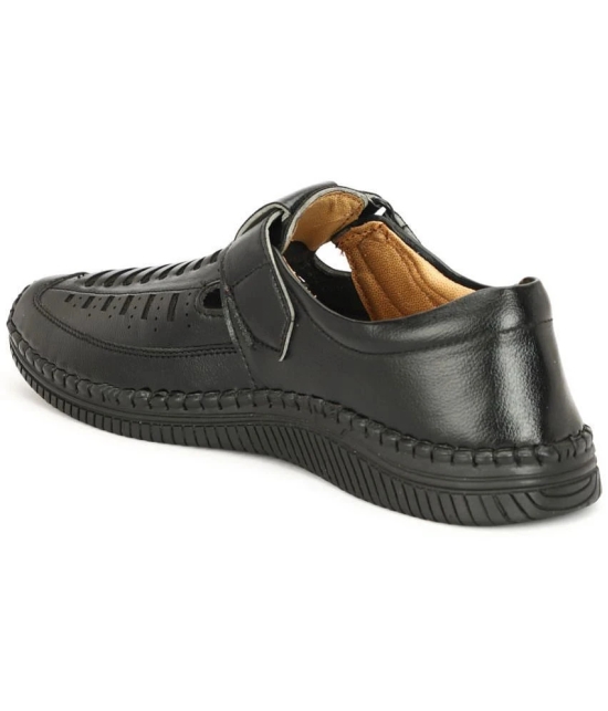 Buxton - Black Mens Sandals - None