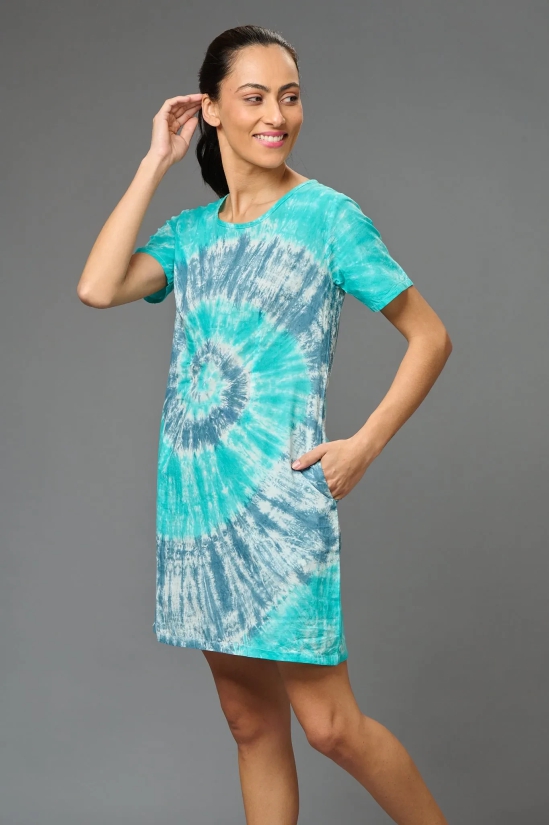 Spiral Design Dress for Women M