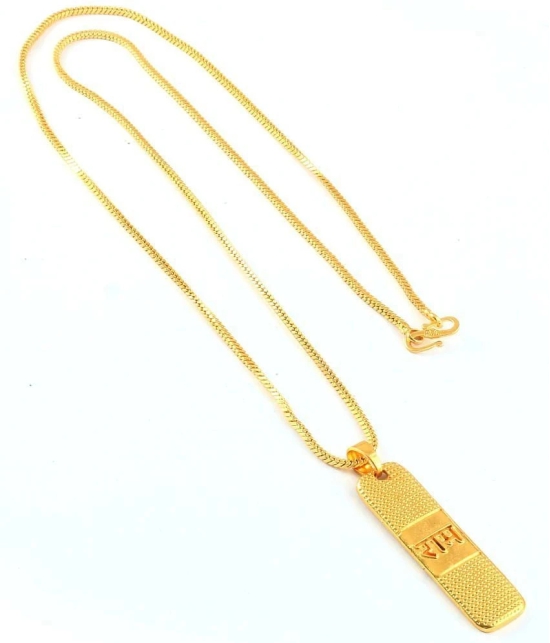 Jewar Mandi Golden Pendant ( Pack of 1 ) - Golden