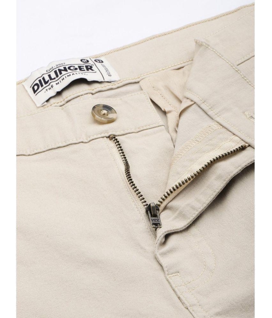 Dillinger Regular Flat Men's Chinos - Beige ( Pack of 1 ) - None