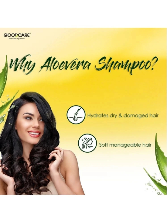 Goodcare AloeVera Shampoo with AloeVera , Shikakai & curryleaf I Anti-Dandruff -200ml