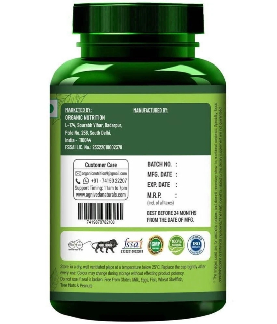 Agniveda Naturals Plant Based Iron Blood Builder, Supports Iron Deficiency For Men & Women - 60 Caps