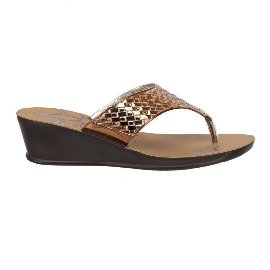 Aerowalk - Bronze Women's Slip On Heels - None