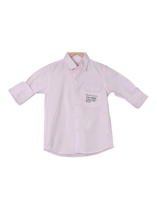 Albion Kids Boys Pink Shirt