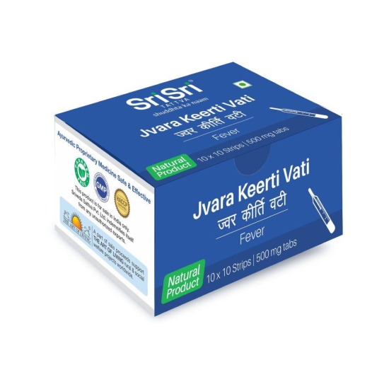 Sri Sri Tattva Jvara Keerti Vati - Fever, 500mg