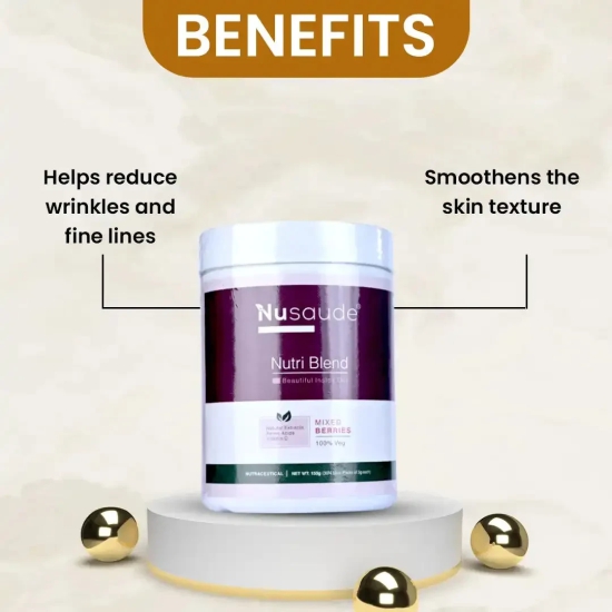 Nusaude collagen Mixed Berries Flavour