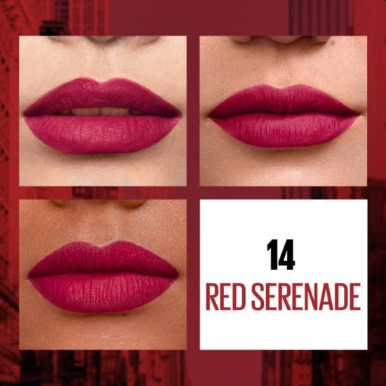 Maybelline New York Sensational Liquid Matte 14 Red Serenade