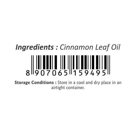 Puramio Cinnamon Leaf Essential Oil (Undiluted) 100% Natural & Pure, 30 ml