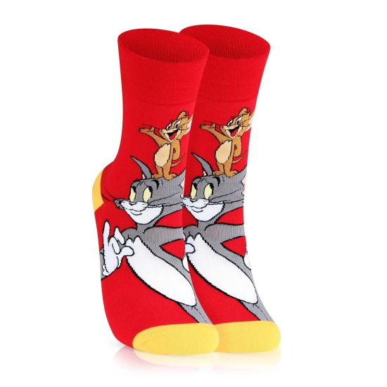 Tom & Jerry Full Length Unisex Cotton Socks