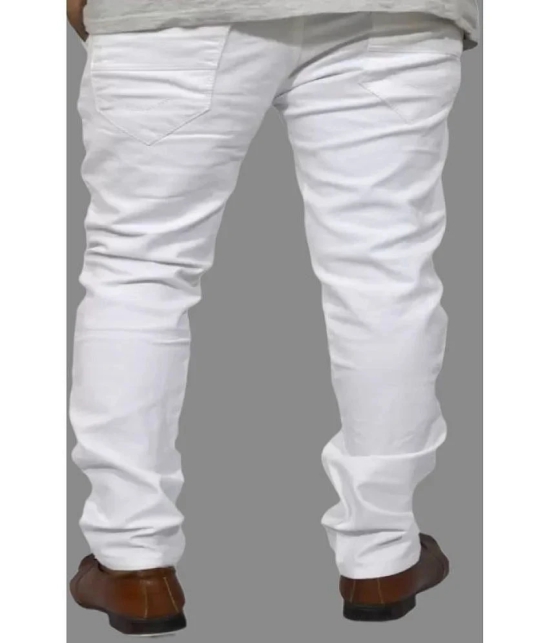 x20 - White Denim Slim Fit Mens Jeans ( Pack of 1 ) - None