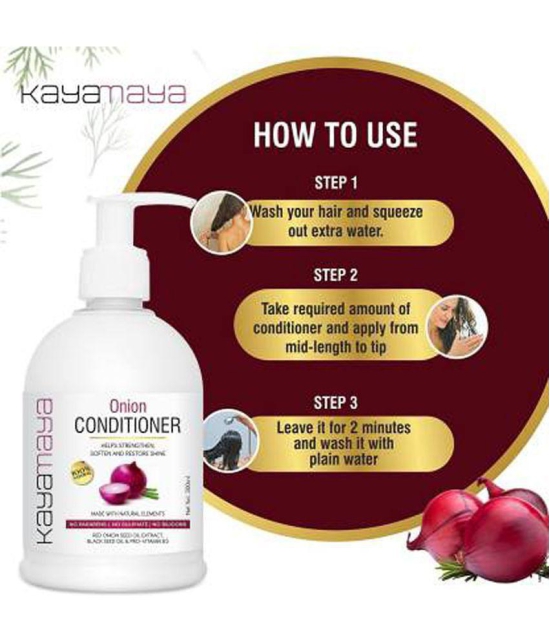 Kayamaya Paraben & Sulphate Free Red Onion Conditioner Leave In Conditioner 300 g