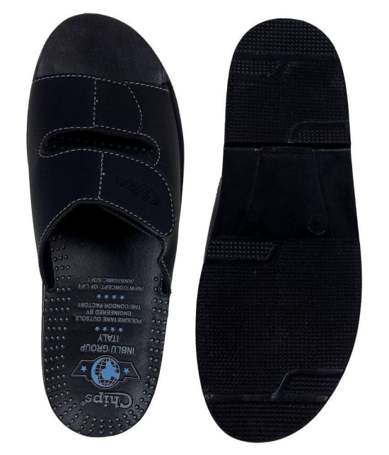 Chips Black Flip Flops - 11