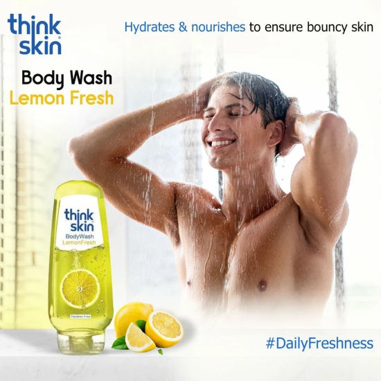 Think Skin Lemon Fresh Body wash 250ml (Pack of 12)