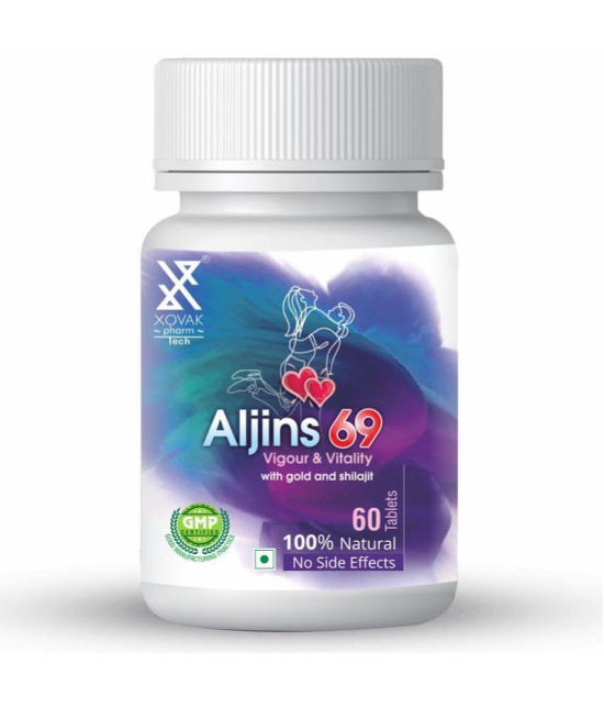 xovak pharmtech Ayurvedic Aljins 69 For Vigor & Stamina Tablet 50 gm Pack Of 1