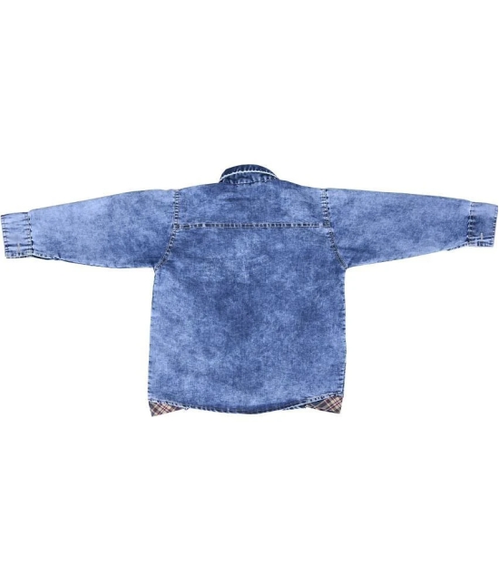 Kids Denim Full sleeves Shirt - None