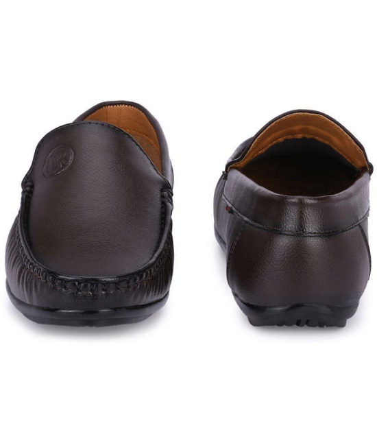 ShoeRise Brown Mens Slip on - 11