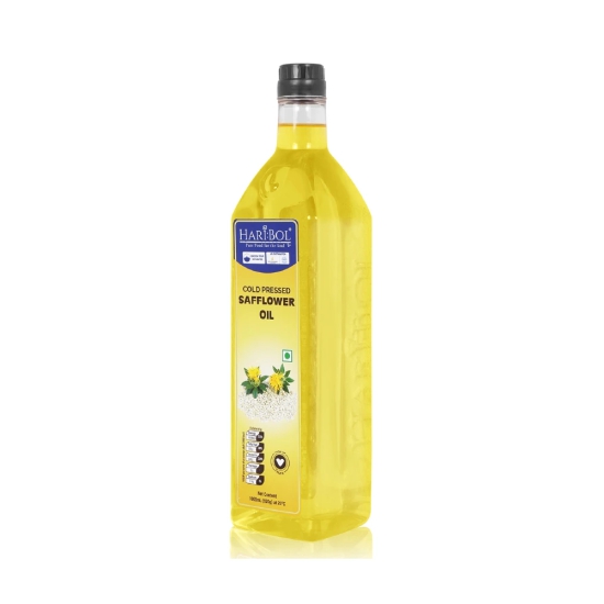 Haribol Cold Pressed Safflower Oil 1000ml | Pack of 2 | (1000ml x 2) | Buy 2 get 1 free