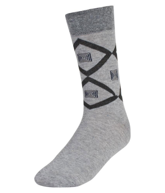 Creature Gray Formal Full Length Socks - Gray