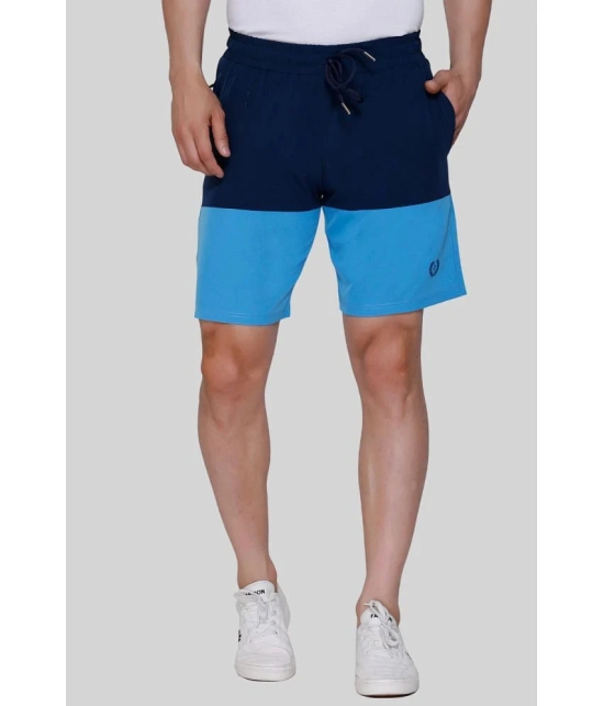 LEEBONEE Blue Polyester Mens Shorts ( Pack of 1 ) - None