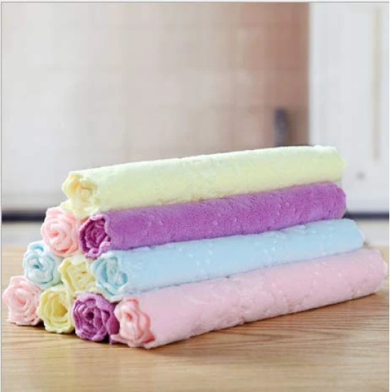 STORE77 Microfiber Face & General Cleaning Multipurpose Soft Fast Drying Cleaning Towel (Random Colour, 25 x 25 cm) - 5 Pieces