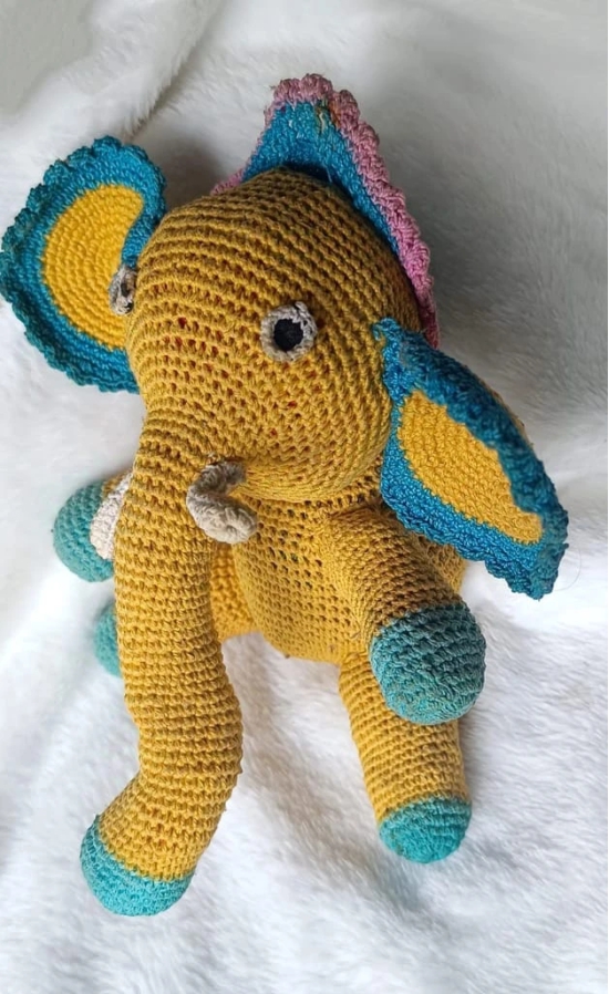 Handmade Crochet Elephant Plushie |????????????