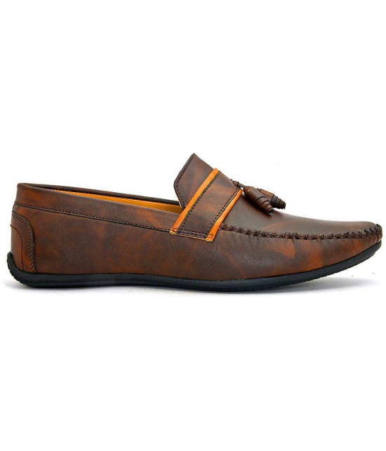 Fentcia Brown Loafers - 8