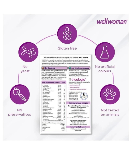 WELLWOMAN Multivitamins 30 mg Vitamins Tablets