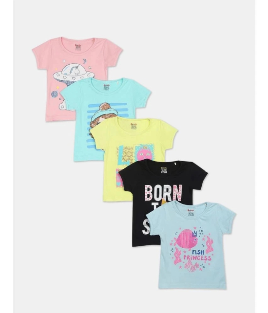 Donuts - Multi Baby Girl T-Shirt ( Pack of 5 ) - None