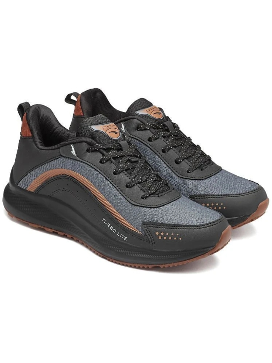 ASIAN BOSS-01 Black Mens Sports Running Shoes - None