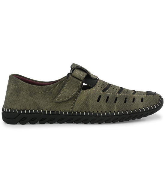 Leeport - Olive Mens Sandals - None