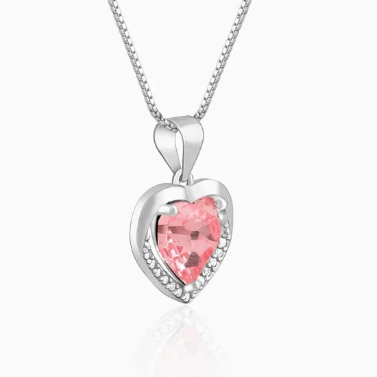 Anushka Sharma Silver Valentine Pendant