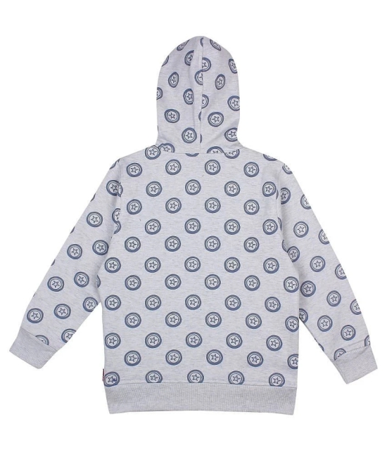 Proteens Boys Grey Avengers Printed Hooded Sweatshirt - None