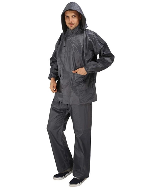 Goodluck Raincoat Set - Grey - None