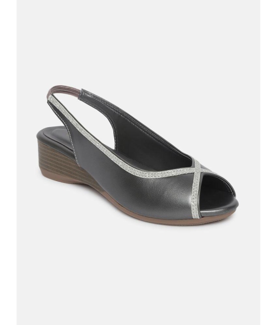 MARC LOIRE - Gray Women's Peep Toes Heels - None