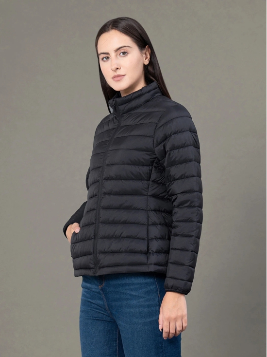 RedTape Stand Collar Padded Jacket for Women | Lightweight & Enhanced Comfort