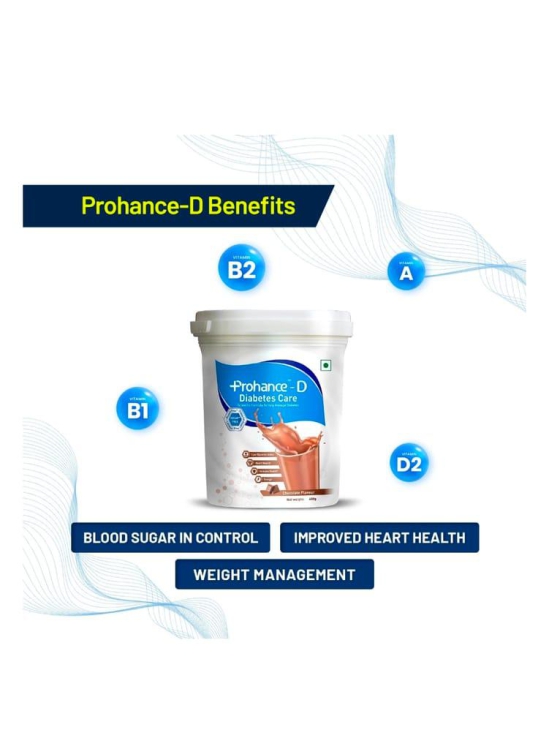 Prohance -D Diabetes Nutritional Supplement for Dietary Management Chocolate Sucrose Free