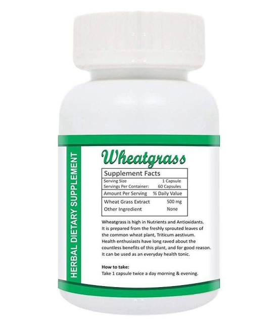 Zindagi wheatgrass capsule 60 gm Multivitamins Capsule