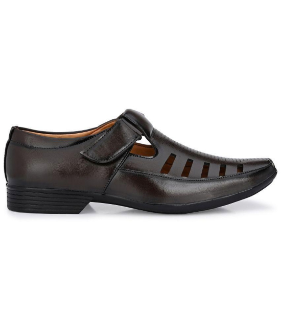 Shoevik - Brown Men's Sandals - None