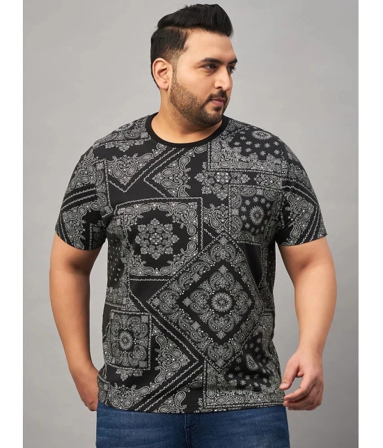 AUSTIVO Cotton Blend Regular Fit Printed Half Sleeves Mens T-Shirt - Multicolor ( Pack of 1 ) - None