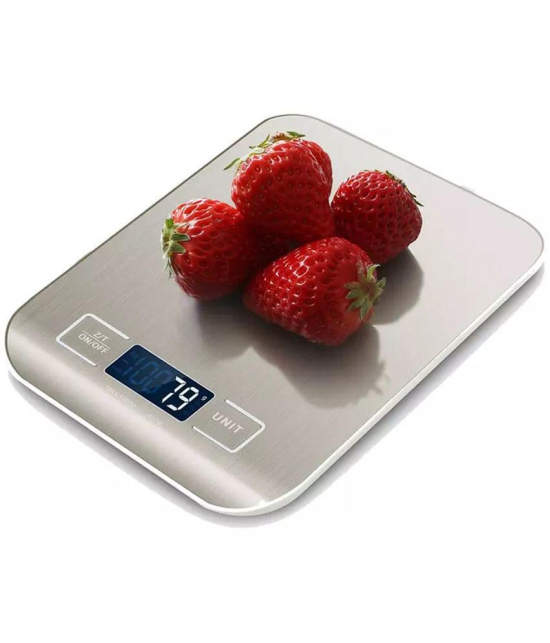 Lenon-Tools Hardware Stainless Steel Digital Kitchen Weighing Scale & Food Weight Machine for Diet, Nutrition, Health, Fitness, Baking & Cooking (Weighing Capacity 10Kg)