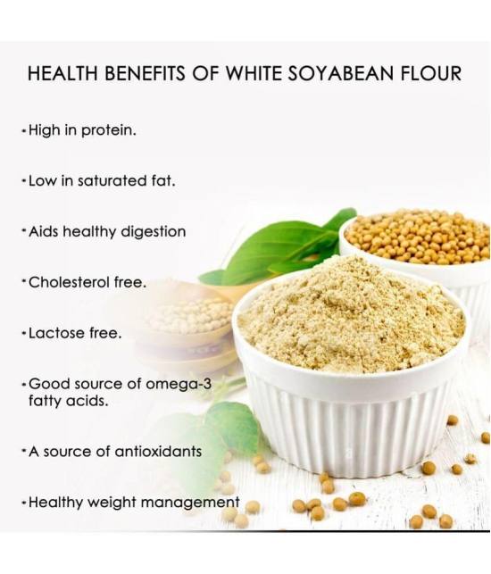 Hillpure Organic White Soyabean Flour 1 kg