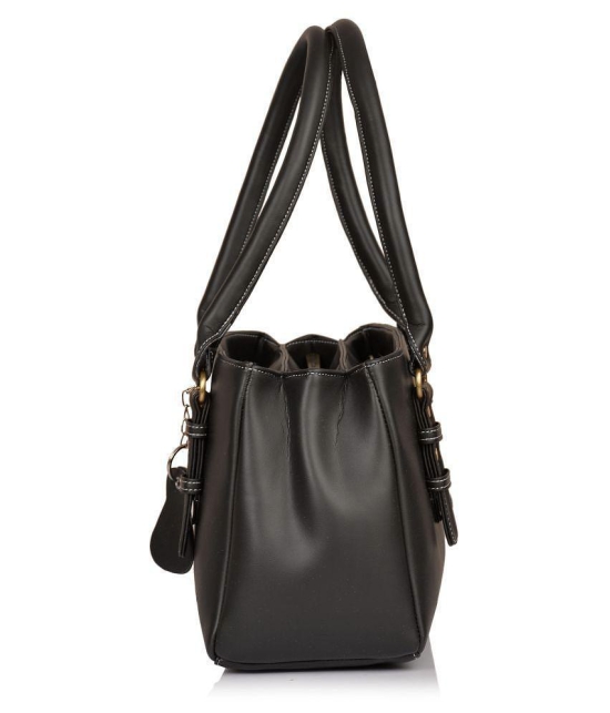 Fostelo Black P.U. Shoulder Bag - Black