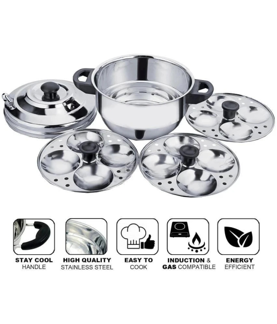 HOMETALES Steel Idli Cooker mL