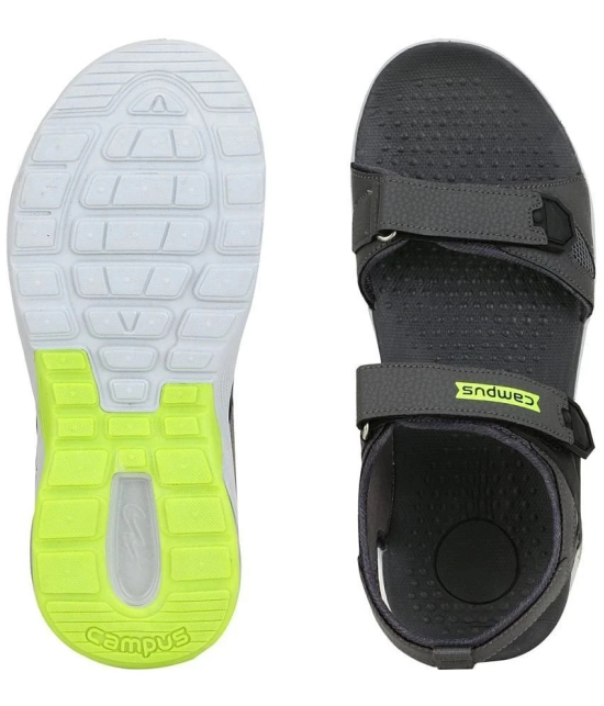 Campus - Dark Grey Mens Floater Sandals - None