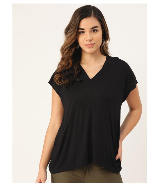 Rute Cotton Regular Tops - Black - 4XL