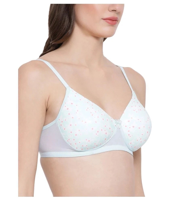 Clovia Polyamide T-Shirt Bra - Blue - 34B