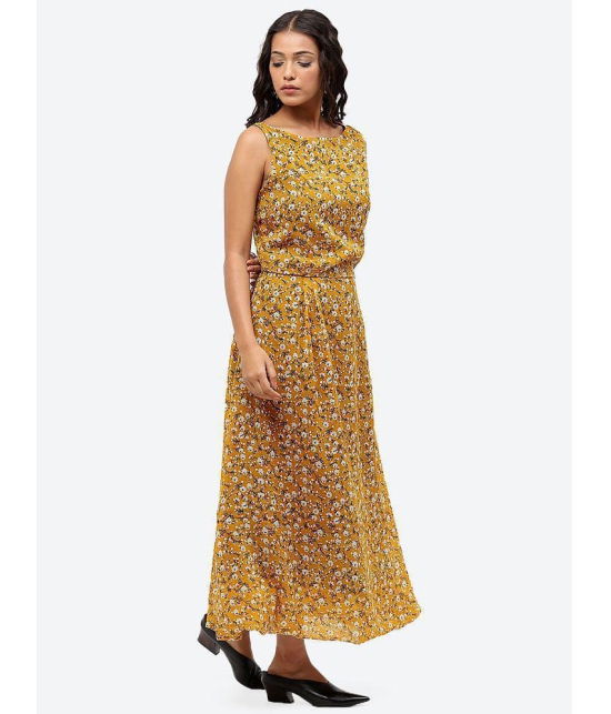 Baawri - Yellow Polyester Women's A-line Dress ( Pack of 1 ) - None