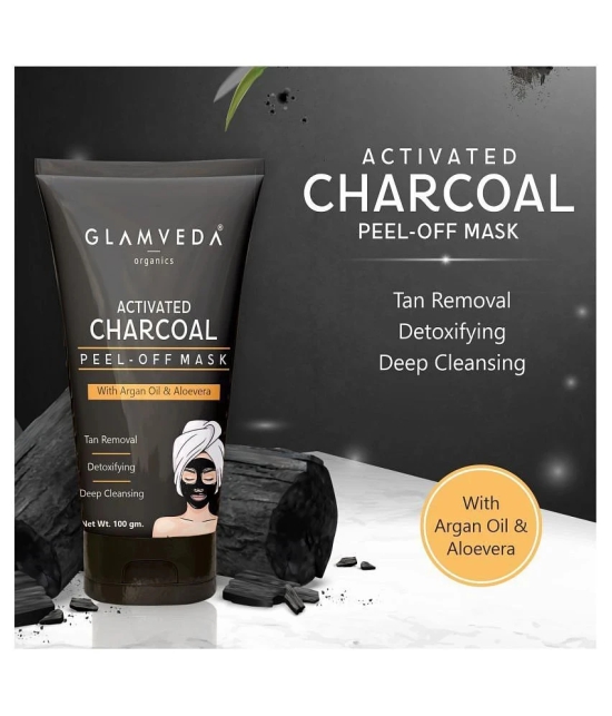 Glamveda Activated Charcoal Peel Off Mask 100 gm